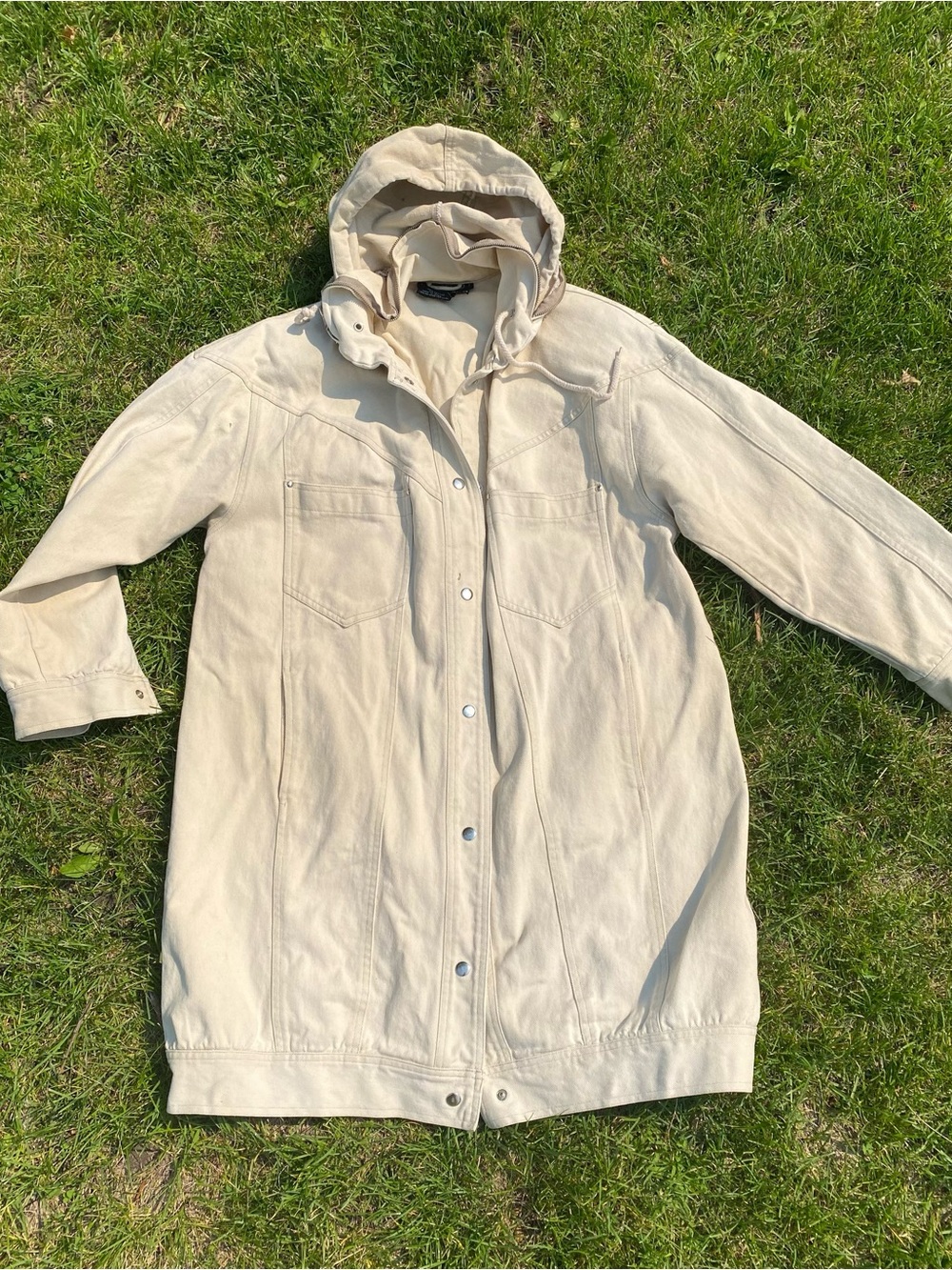 VTG Cotton Canvas Long Coat
